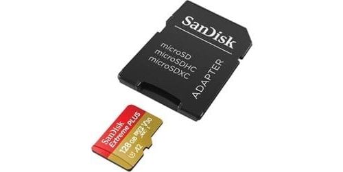 Cartão de Memória MicroSDXC SanDisk Extreme Plus Classe 10 - 128GB  V30 A2 U3 200 MB s For Cheap