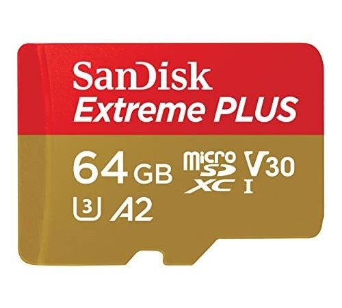 Cartão de Memória MicroSDXC SanDisk Extreme Plus Classe 10 - 64GB  V30 A2 U3 200 MB s Online Hot Sale