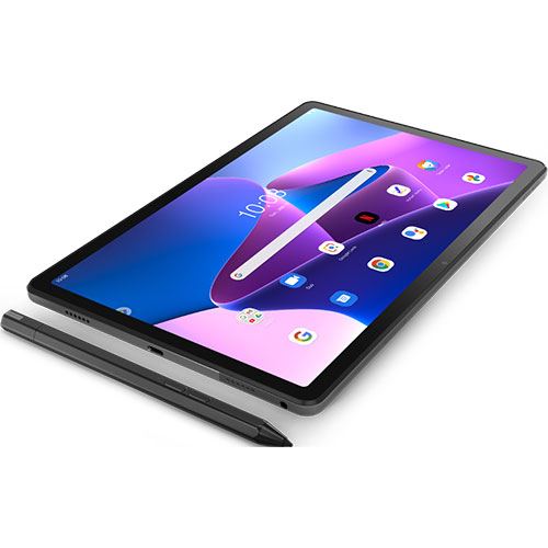 Pack Lenovo Tab M10 Plus TB125FU - 128 GB - Wi-Fi - Cinzento + Capa + Pen For Discount