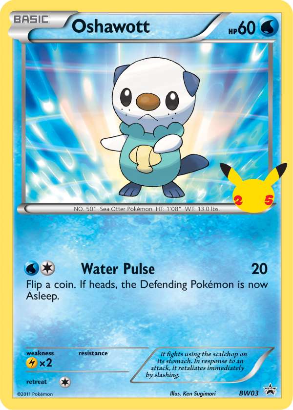 Oshawott (BW03) (Jumbo Card) [First Partner Pack] Online Hot Sale