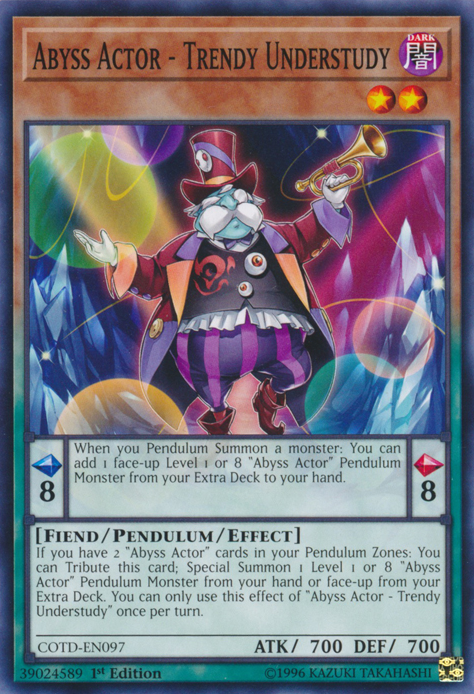 Abyss Actor - Trendy Understudy [COTD-EN097] Common on Sale