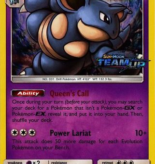 Nidoqueen (SM160) (Staff) [Sun & Moon: Black Star Promos] For Discount