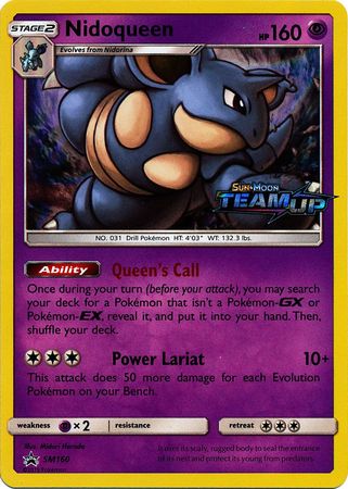 Nidoqueen (SM160) (Staff) [Sun & Moon: Black Star Promos] For Discount