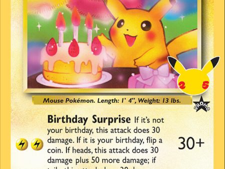 _____ s Pikachu (24) [Celebrations: 25th Anniversary - Classic Collection] Sale