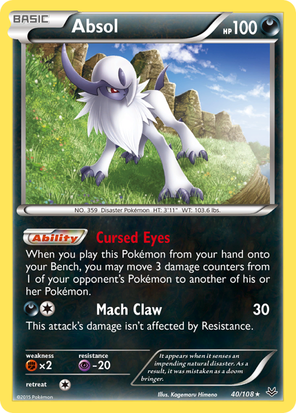 Absol (40 108) [XY: Roaring Skies] Online Sale